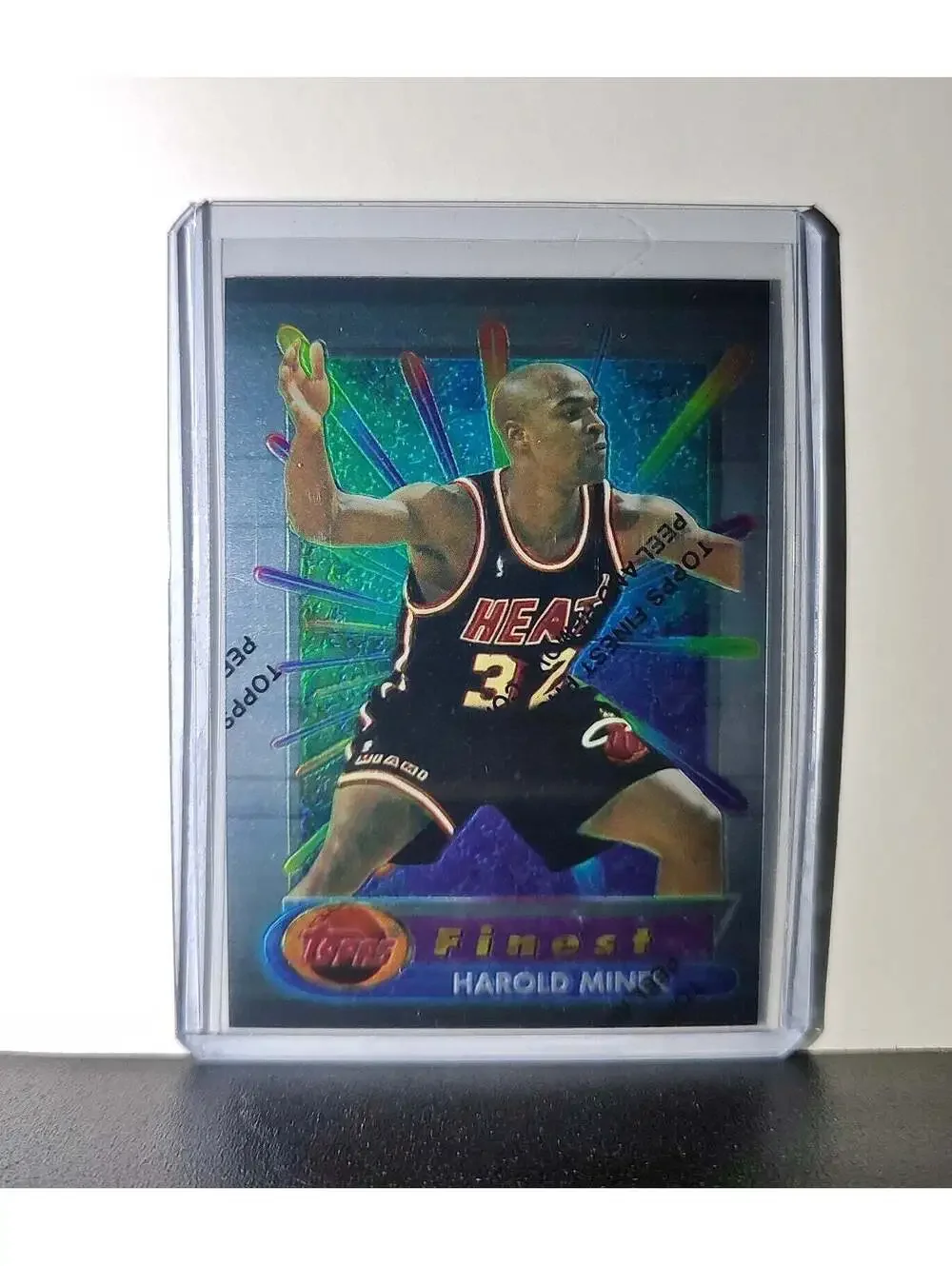 Harold Miner 1994-95 Topps Finest #214 Basketball Card